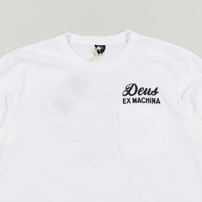 Deus Ex Machina Canggu Address T Shirt White-2