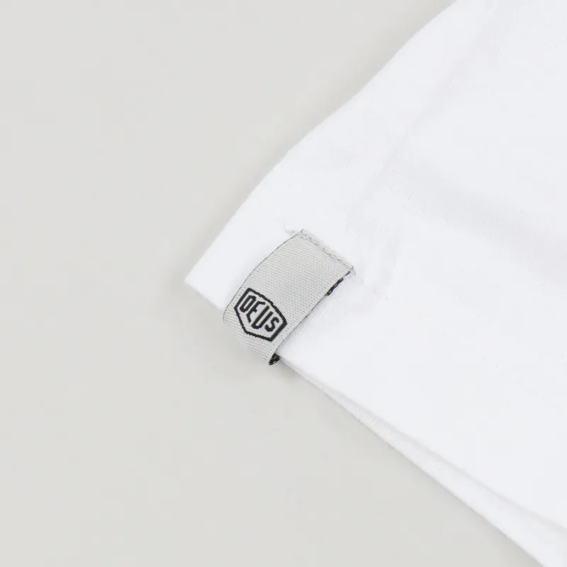 Deus Ex Machina Canggu Address T Shirt White-3