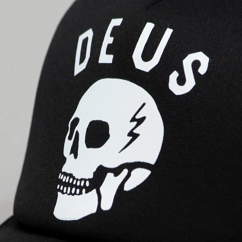 Deus Ex Machina Canggu Skull Trucker Cap Black-1