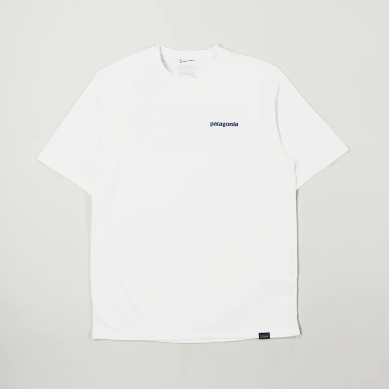 Patagonia Capilene Cool Daily Graphic T Shirt Boardshort Logo White-1