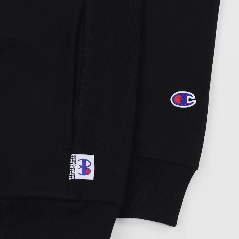 Champion x Beams Jersey Bomber Black-2