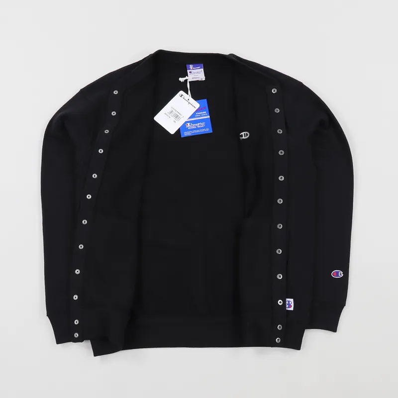 Champion x Beams Jersey Bomber Black-3