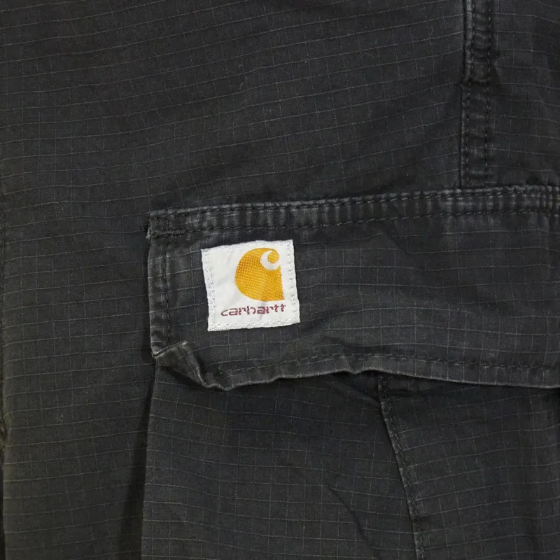 Carhartt Cargo Pants - Black Stone Washed-3