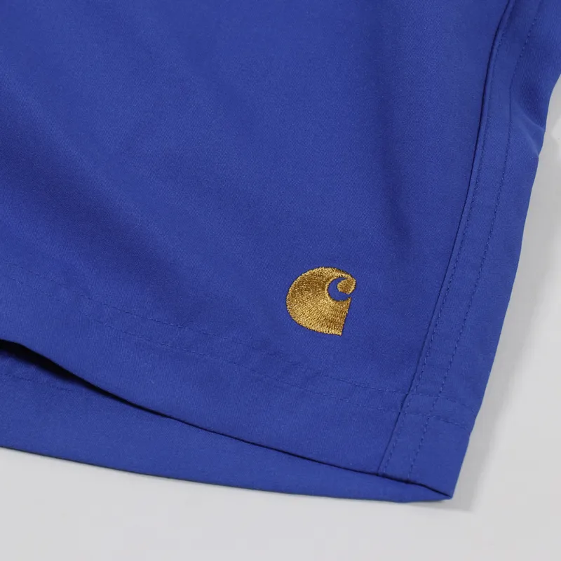 Carhartt WIP Chase Swim Trunk Submarine Gold-1