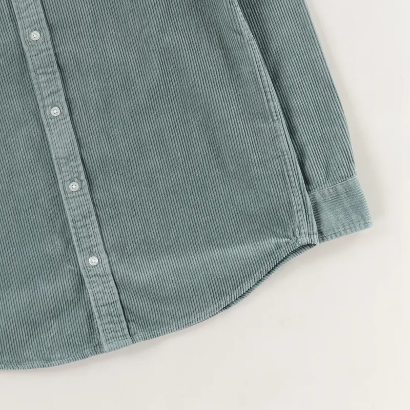 Carhartt WIP x Working Class Heroes Madison Cord Shirt Cloudy Flour-10