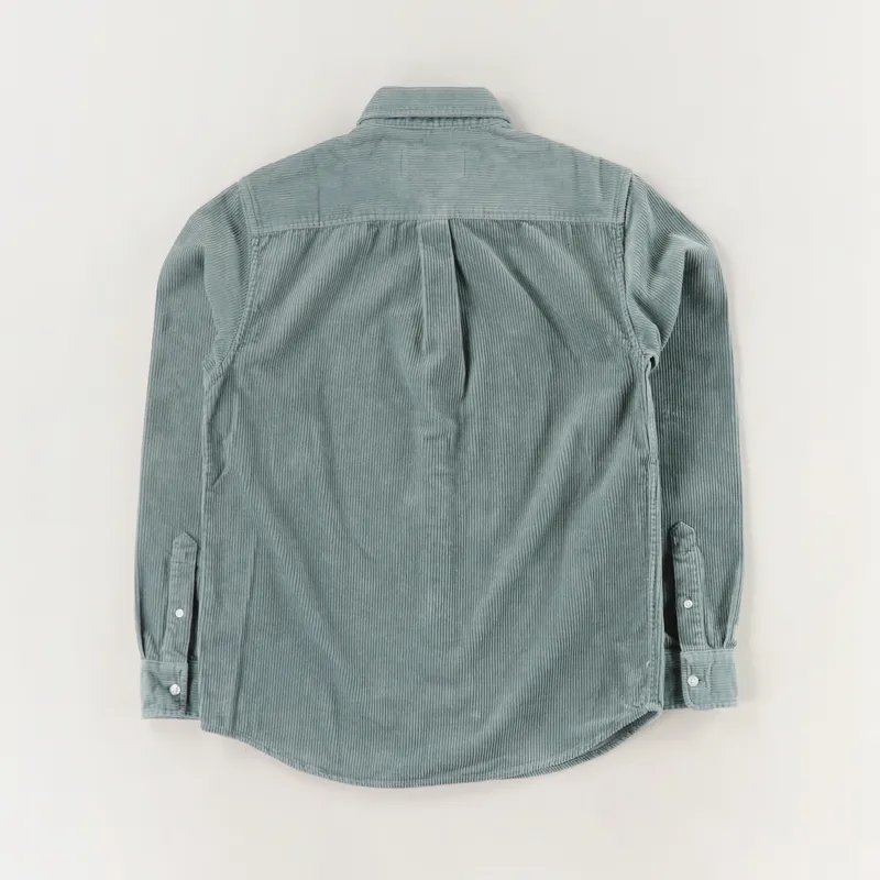 Carhartt WIP x Working Class Heroes Madison Cord Shirt Cloudy Flour-11
