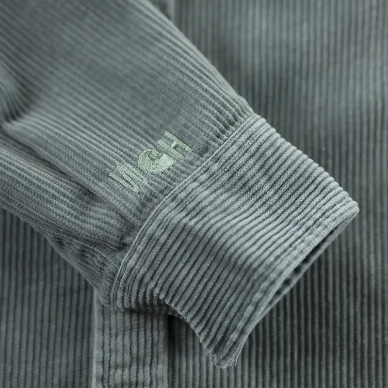 Carhartt WIP x Working Class Heroes Madison Cord Shirt Cloudy Flour-4