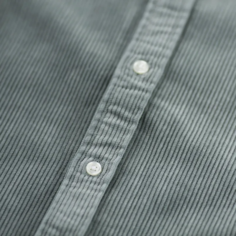 Carhartt WIP x Working Class Heroes Madison Cord Shirt Cloudy Flour-7