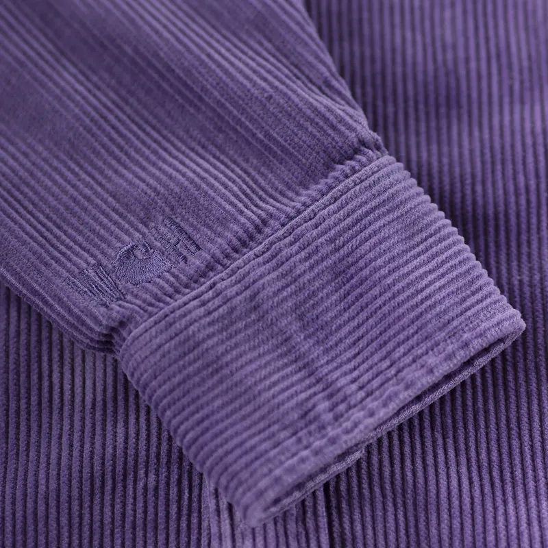 Carhartt WIP x Working Class Heroes Madison Cord Shirt Dusty Mauve-3