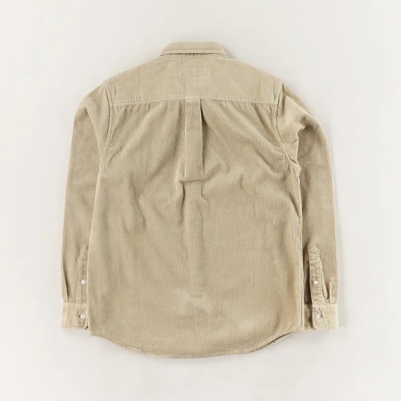 Carhartt WIP x Working Class Heroes Madison Cord Shirt Wall Black-10