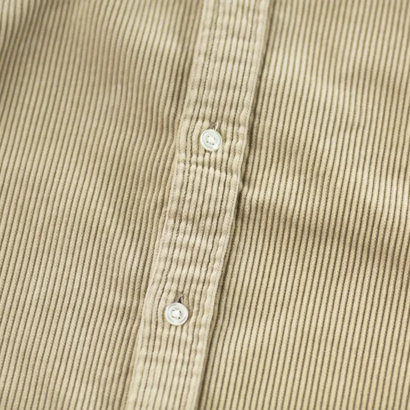 Carhartt WIP x Working Class Heroes Madison Cord Shirt Wall Black-8