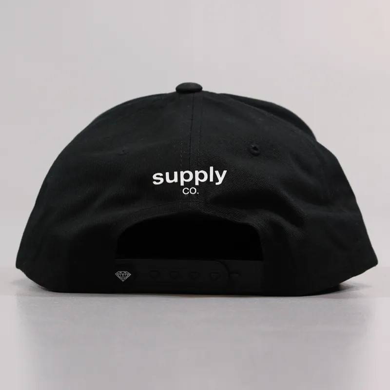 Diamond Supply Co. Caroline Snapback Black-3