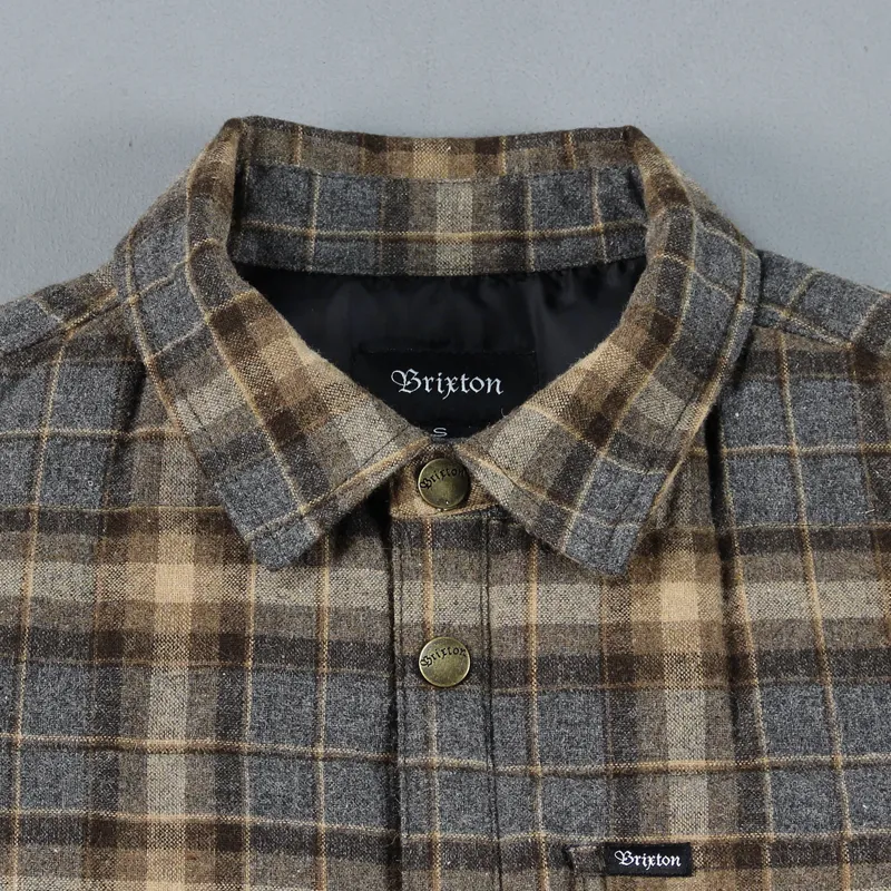 Brixton Cass Jacket Navy Brown-3