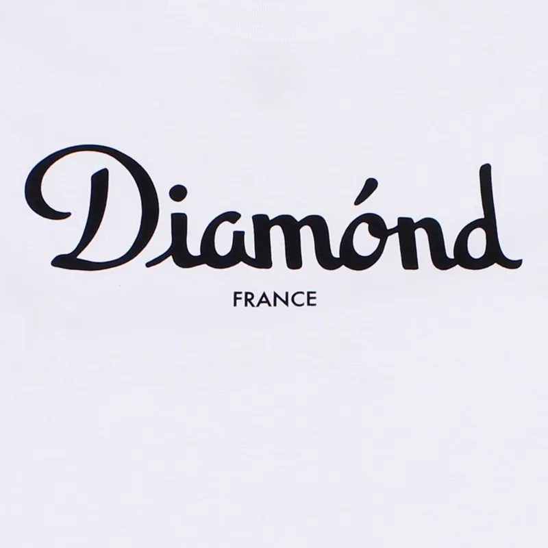 Diamond Supply Co. Champagne T Shirt White-1