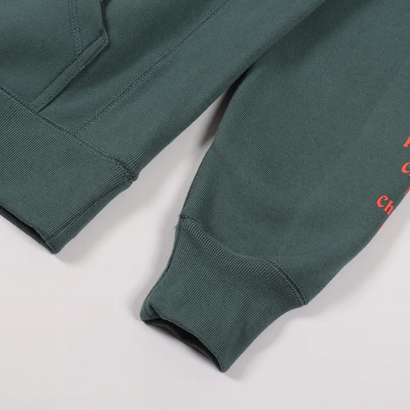 Pleasures Return Hoodie Alpine Green-4