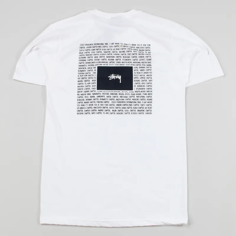 Stussy Chapters T Shirt White-2