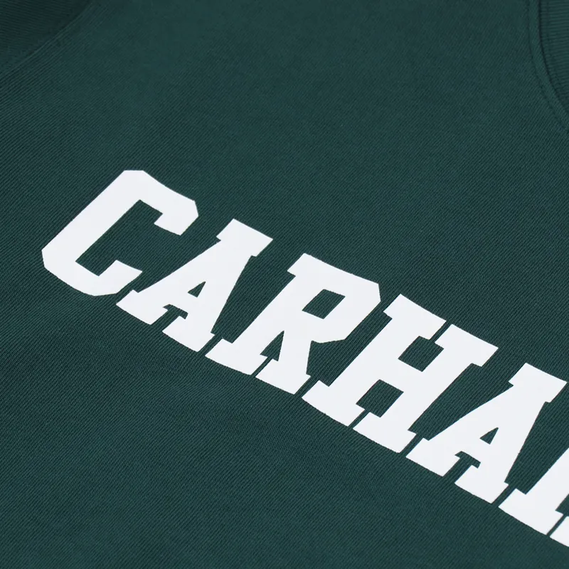 Carhartt WIP College Sweat Treehouse White-4