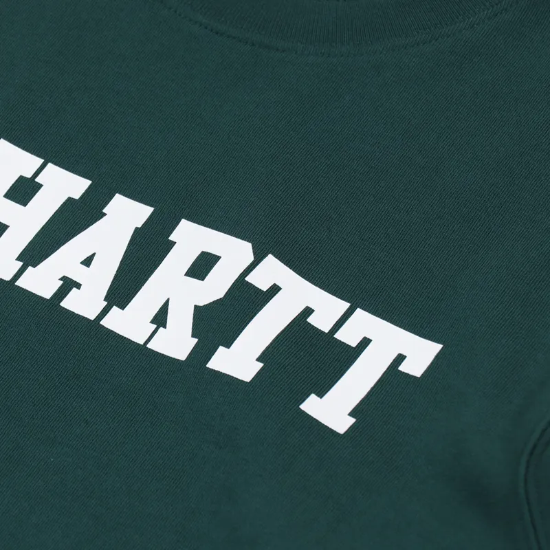 Carhartt WIP College Sweat Treehouse White-3