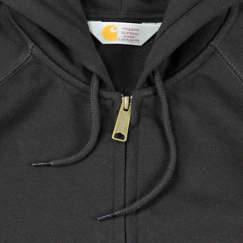 Carhartt Chase LT Zip Hoodie Black-1