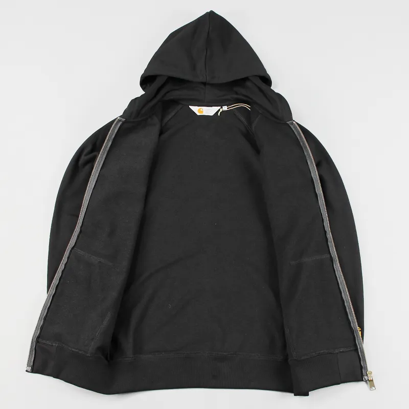 Carhartt Chase LT Zip Hoodie Black-2