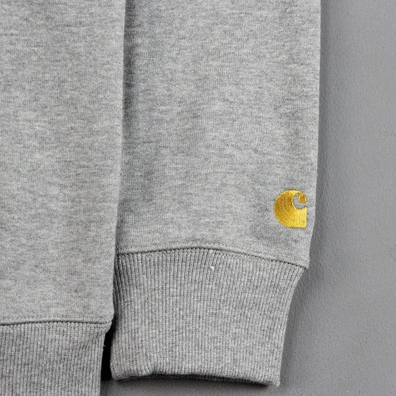 Carhartt Chase LT Zip Hoodie Grey-2