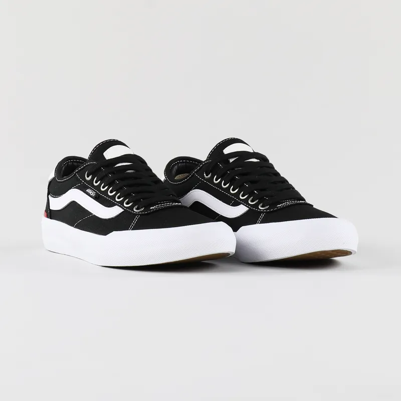 Vans Chima Pro 2 Canvas Shoes Black White-3