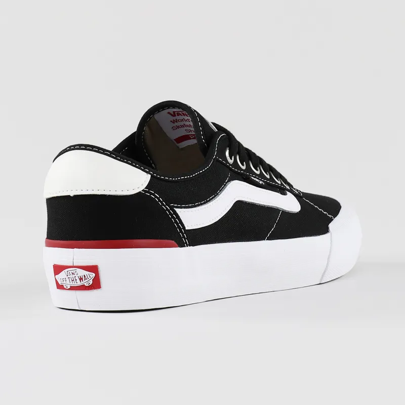 Vans Chima Pro 2 Canvas Shoes Black White-5