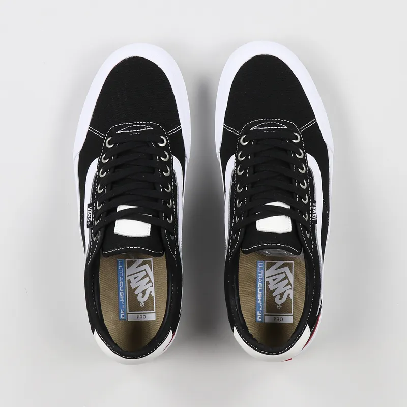 Vans Chima Pro 2 Canvas Shoes Black White-6