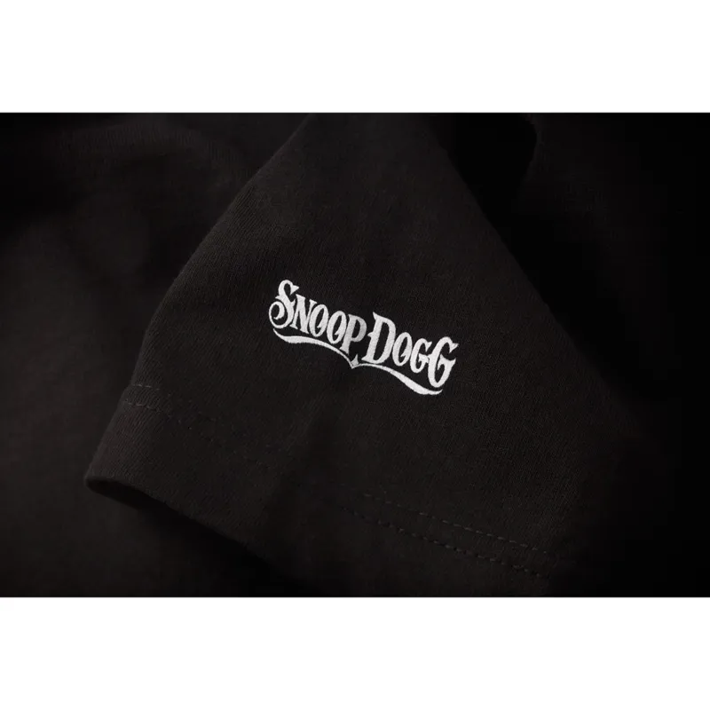 Huf 420 x Snoop Dogg Mens Short Sleeve Chi Modu T Shirt Tee Blac