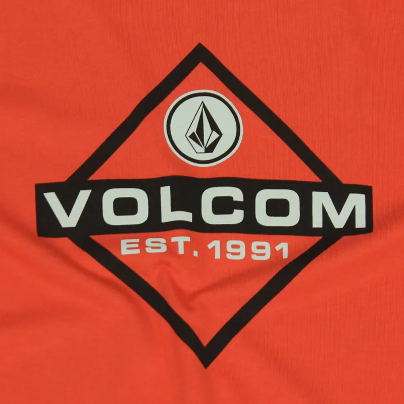 Volcom Hi Five 4 All T Shirt Red-1