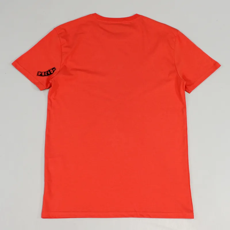 Volcom Hi Five 4 All T Shirt Red-2