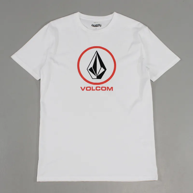 Volcom Circle Staple T Shirt White