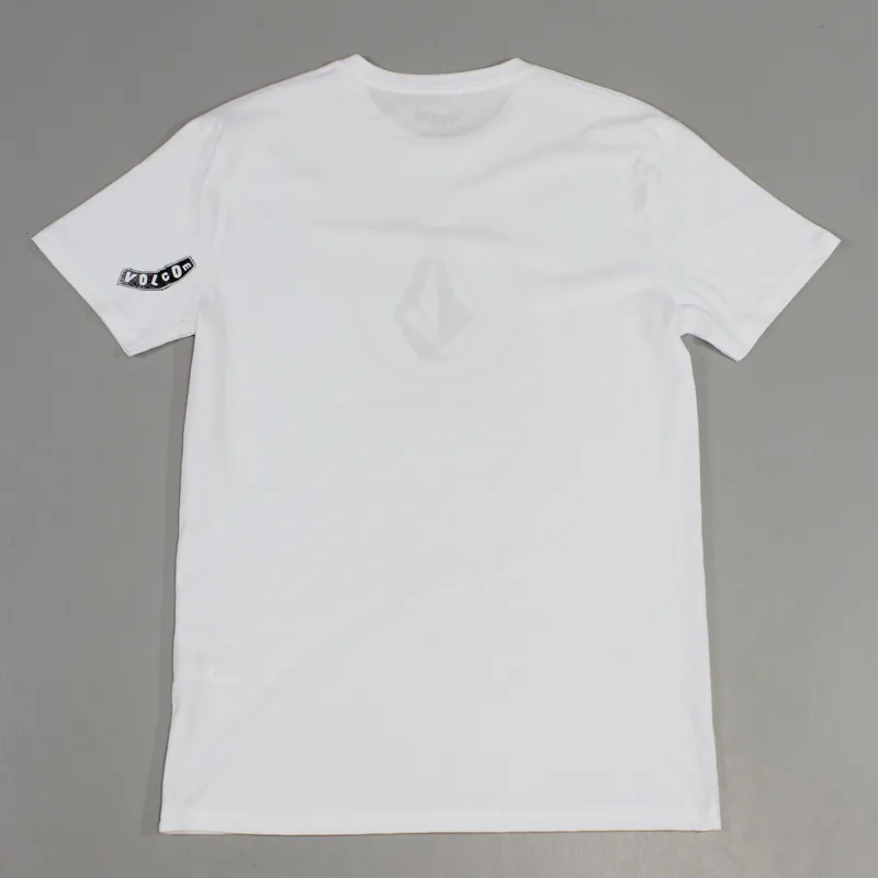 Volcom Circle Staple T Shirt White-2