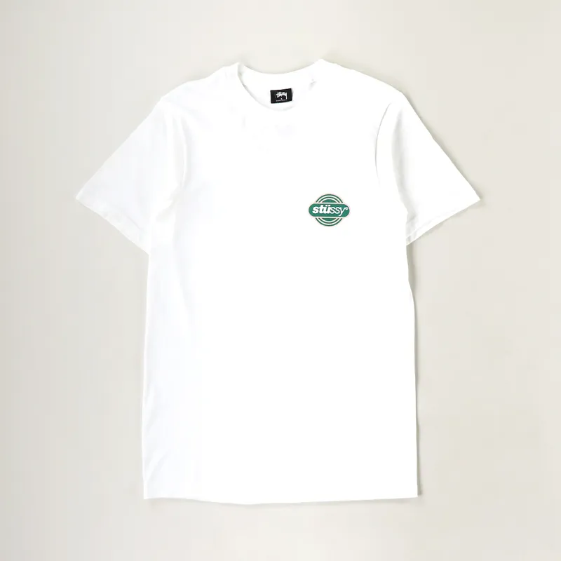 Stussy Circuit T Shirt White-1