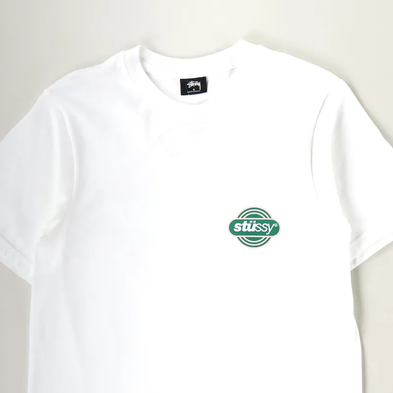 Stussy Circuit T Shirt White-2