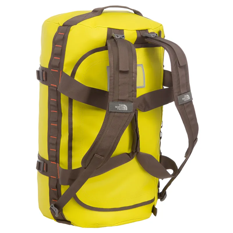 The North Face Base Camp Duffel Bag M - Citronelle Green and Coffee Brown-1
