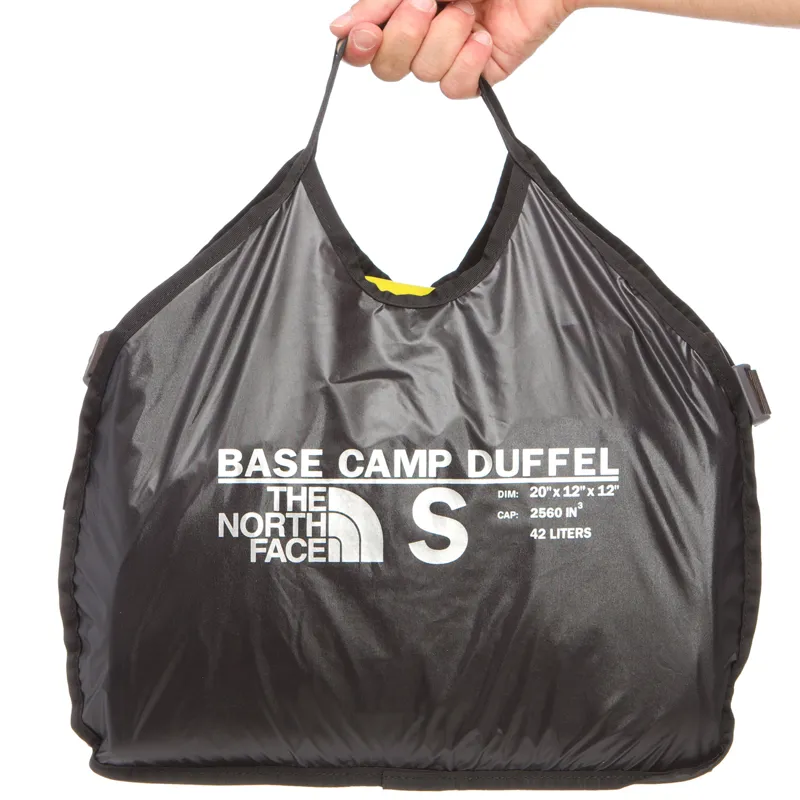 The North Face Base Camp Duffel Bag S - Citronelle Green and Coffee Brown-3