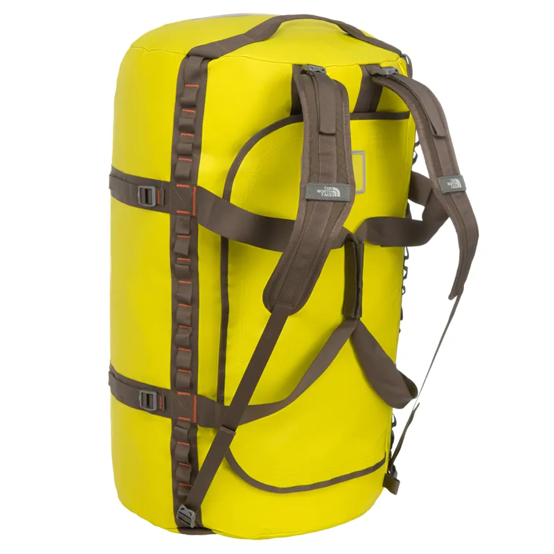 The North Face Base Camp Duffel Bag XL - Citronelle Green and Coffee Brown-1