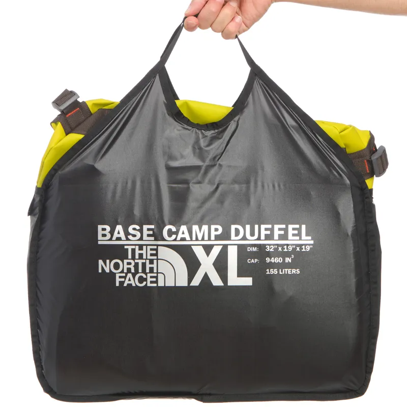 The North Face Base Camp Duffel Bag XL - Citronelle Green and Coffee Brown-3