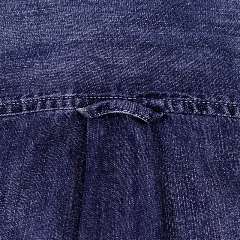 Carhartt Civil Denim Long Sleeve Shirt Blue Fidelity Wash-7