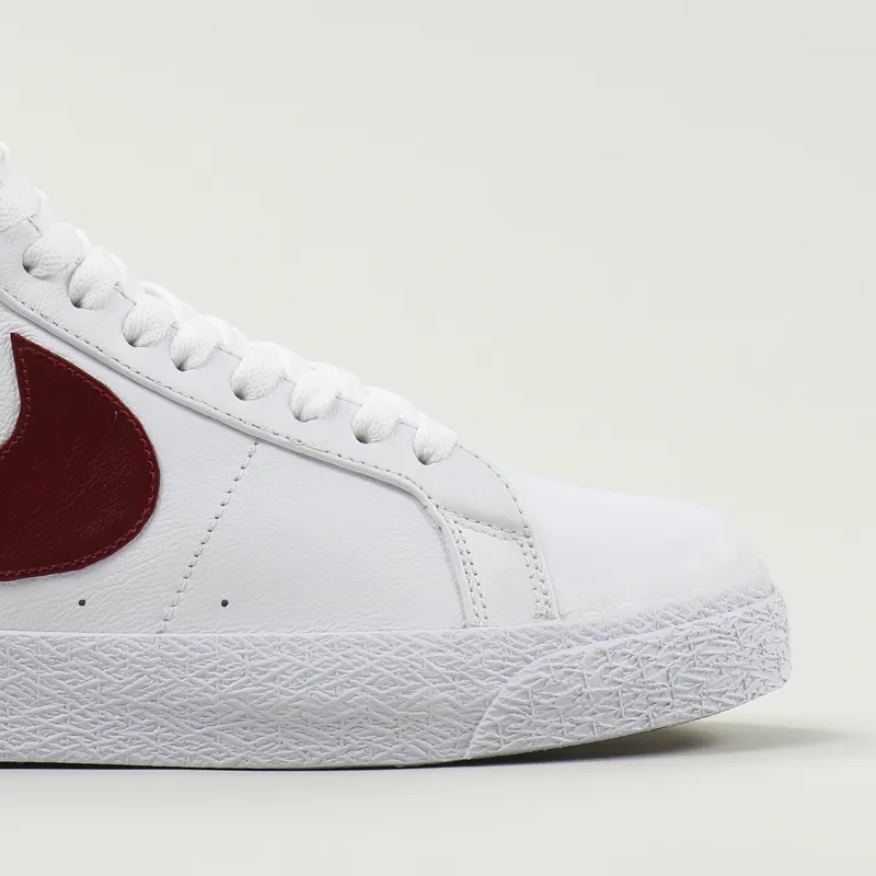 blazer white team red