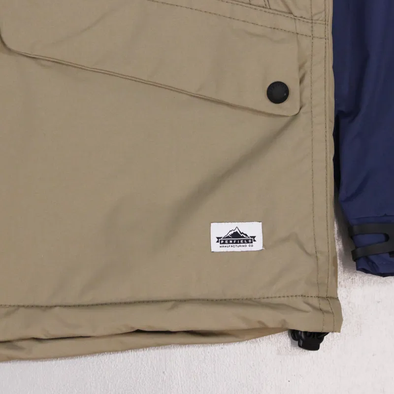Penfield Clarkdale Hooded Jacket Petrol Blue Khaki-1