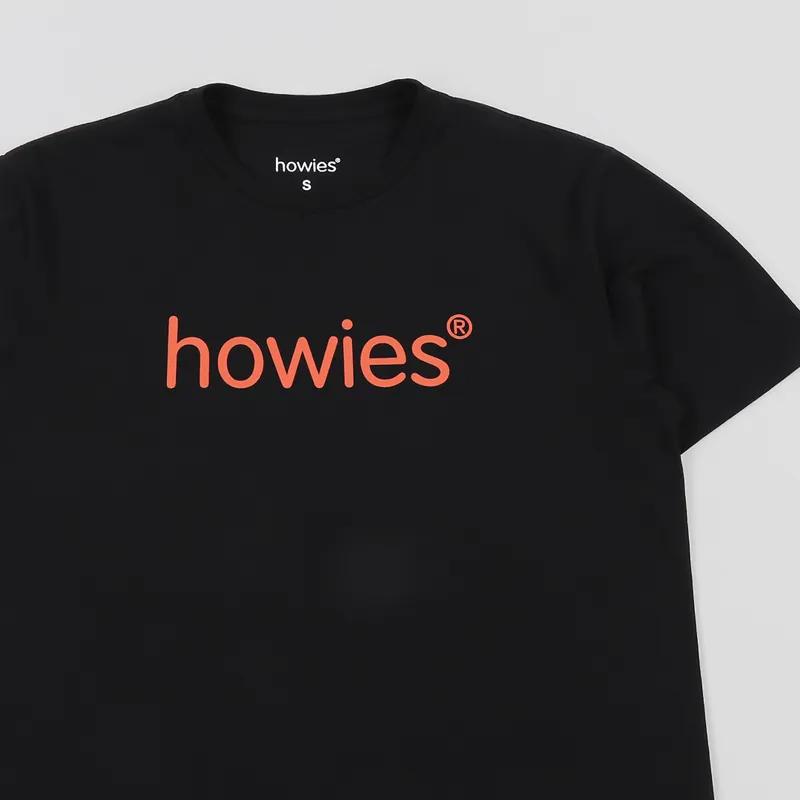 howies Classic Logo T Shirt Black-2