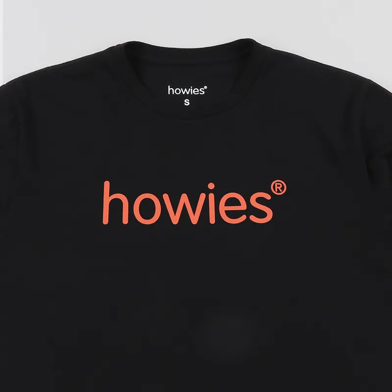 howies Classic Logo T Shirt Black-1