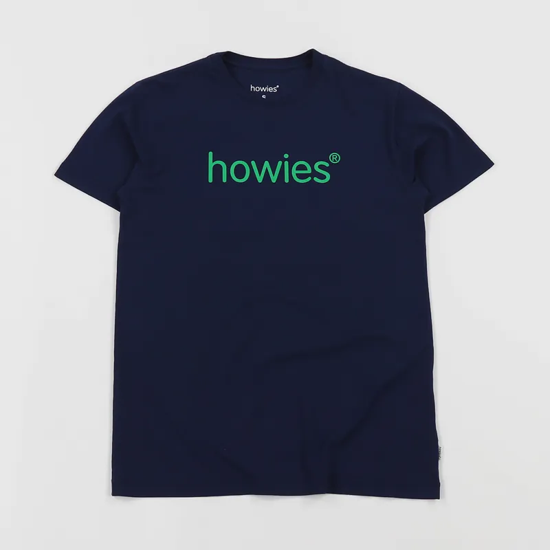 howies Classic Logo T Shirt Breton Blue