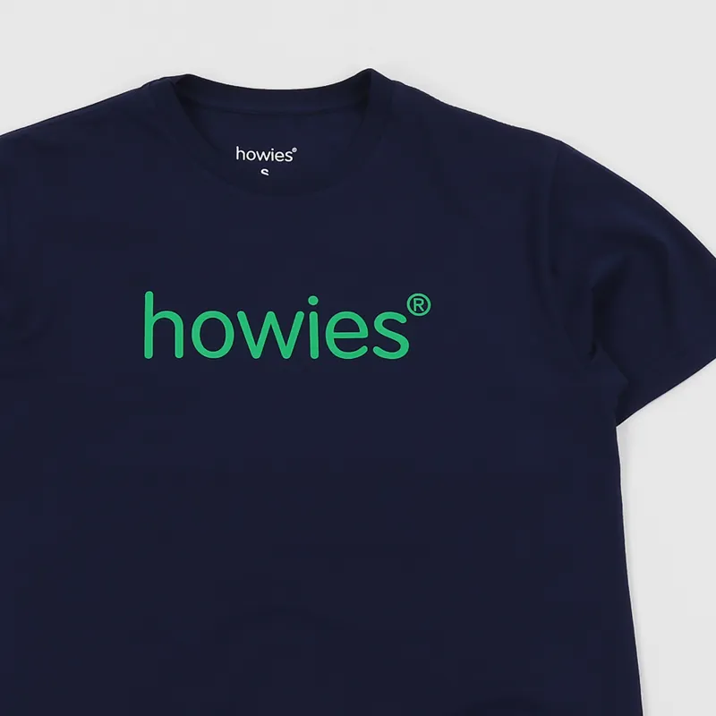 howies Classic Logo T Shirt Breton Blue-2