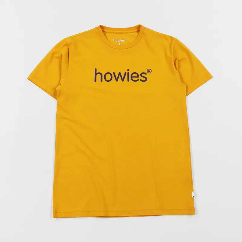 howies Classic Logo T Shirt Caws Yellow
