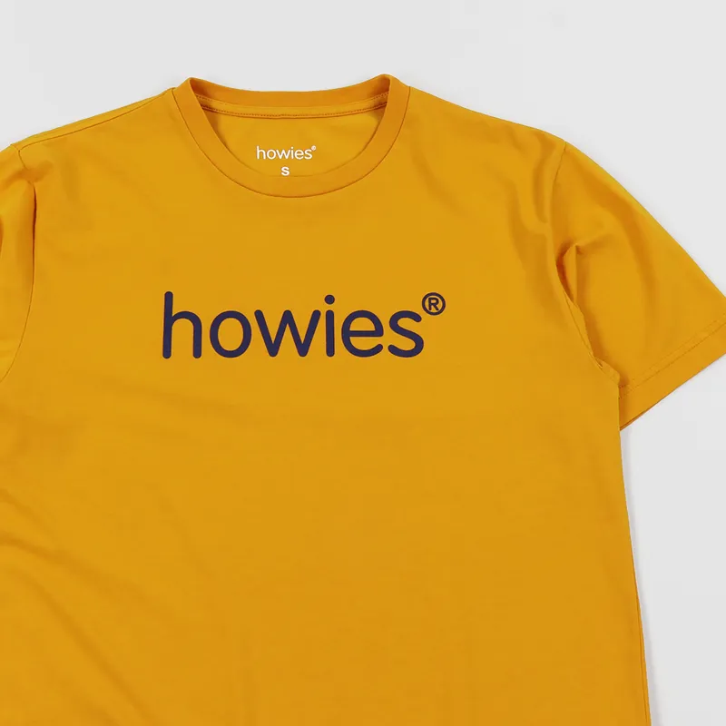 howies Classic Logo T Shirt Caws Yellow-2