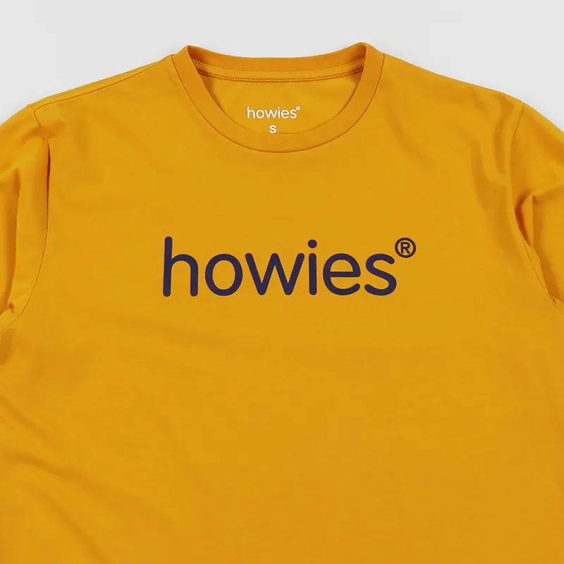 howies Classic Logo T Shirt Caws Yellow-1