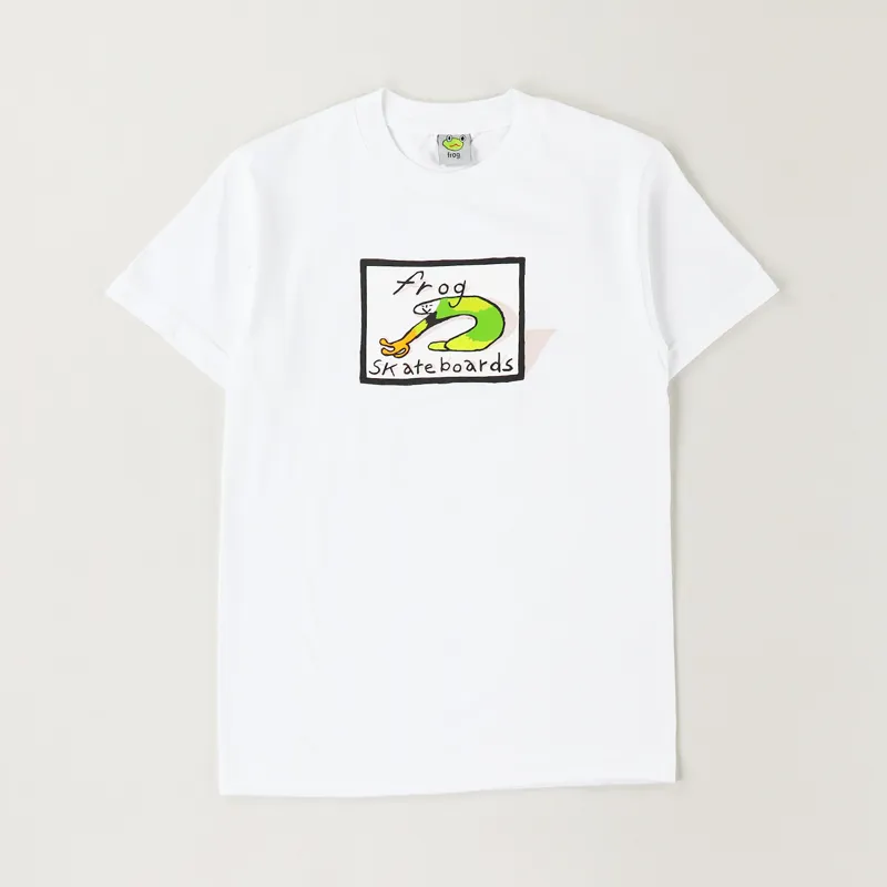 Frog Skateboards Classic Logo T Shirt White